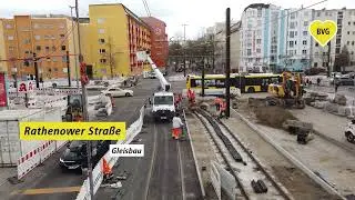 Baudokumentation zur Straßenbahn-Neubaustrecke Hauptbahnhof-Turmstraße