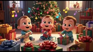 Let&rsquo;s Wrap the Gifts Song 🎁🎄 | Fun Christmas Song for Babies & Toddlers | Baby Giggles TV