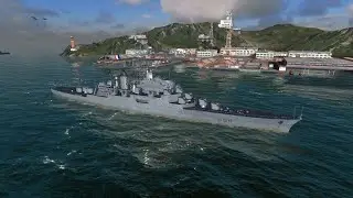 Colbert Tier 10 premium french cruiser gameplay - 78k dmg - World of Warships Blitz