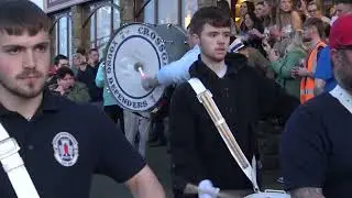 Crossgar Young Defenders@  Annalong Single Star Parade 20-4-24  Clip2 HD