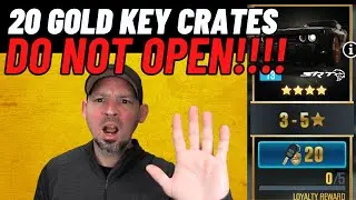 20 Gold Key Crates With No Featured Car - WORST THING EVER - CSR2 Racing