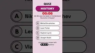 Who was the leader of the Bolshevik Revolution in Russia?