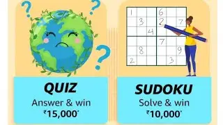 Amazon Environment Day Quiz | June 2023 | ₹15000 | Today Answer | Amazon Pay Balance | Answers | Win
