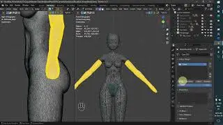 [Female Body Base Create-through] 05 - Retopologizing Body