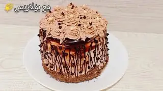 تورته بادوات بسيطه جدا للمبتدئين 👌