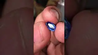 Natural KASHMIR Blue Sapphire 1.51 cts. Fancy Cut-CERTIFIED Rare Kashmir Blue Sapphire
