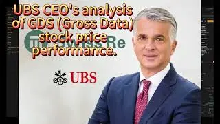 UBS CEO's analysis of GDS (Gross Data) stock price trend.
