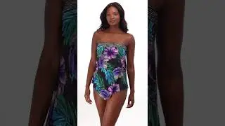 Miraclesuit Women's Flora Aura Hankini Tankini Top | SwimOutlet.com
