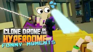 Clone Drone in the Hyperdome FUNNIEST Moments - Part 1