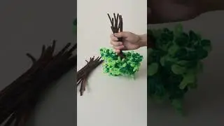 Pipe Cleaner BONSAI Tree #shorts