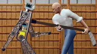 Cybermotion UE4 - СИМУЛЯТОР РОБОТА ВЕРНУЛСЯ В 3D [#1] - Игра - Прохождение