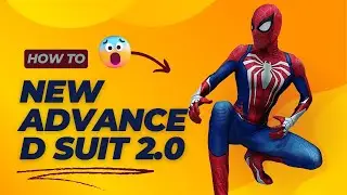 Marvel's Spider-Man 2 New Advanced Suit 2.0 Peter Parker Cosplay Costume #Takerlama #Spiderman