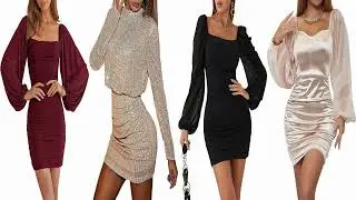 Top Stylish For long sleeve satin mini dress Ideas 2023