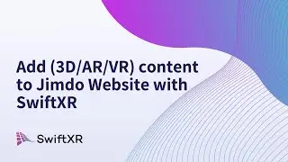 Add (3D/AR/VR) to your Jimdo website.