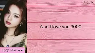 Chiquita X Lee Mujin I love You 3000 Easy Lyrics