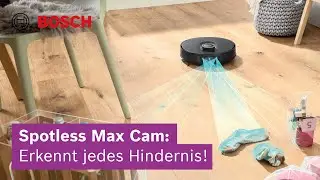 Spotless Max Cam &ndash; Reinigung mit &Uuml;berblick dank integrierter Kamera | Bosch Saugroboter