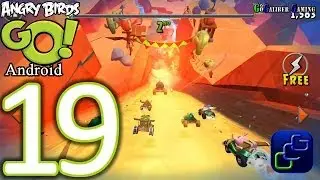 Angry Birds GO Android Walkthrough - Part 19 - STUNT: Track 1