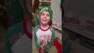 Saying goodbye to our Elf Pepperminty