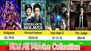 Robert Downey Jr. - All Movies Box Office Collection 💰 | Marvel to Blockbusters #Rdj #marvel