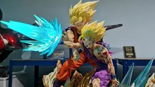 Unboxing 4k DBZ KAMEHAMEHA Père/Fils, ma plus belle statue DB by KD Collectibles