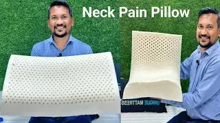 Best Pillow For Neck Pain and Head Pain! Best pillows for sleeping! Natural latex Curve Pillow