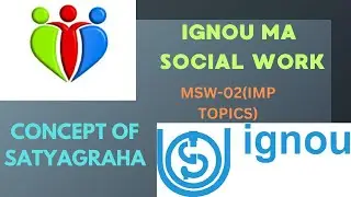 IGNOU MA SOCIAL WORK| MSW-02 Imp Topics(Part-1) #ignoumasocialwork #socialwork #MASocialwork