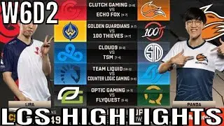 LCS Highlights ALL GAMES Week 6 Day 2 Spring 2019 League of Legends NALCS