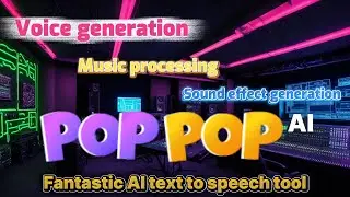 PopPop AI - Free AI Text to speech and sound effect generator tool