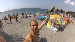 Отдых в Анапе снятый на GoPro Hero 2