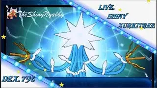 Crazy Lucky!! Live Shiny Xurkitree only 255 encounters!!!! (Pokemon UltraMoon)