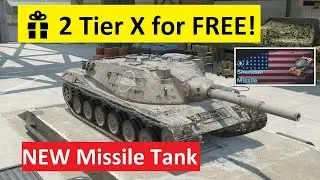 🔥🎁 2 FREE Tanks! New Tier X Tank Gift! 💥 WoT Blitz