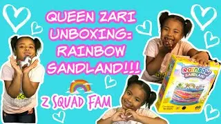 QUEEN ZARI Unboxing: Rainbow Sandland ZSQUADFAM