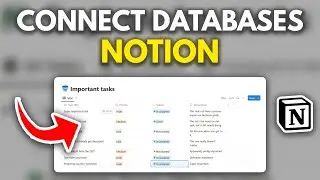 Как соединить две базы данных в Notion (Relation Property 2025)