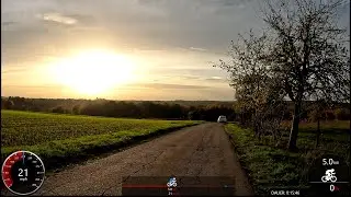 30 minute Autumn🚴🏽&zwj;♂️🍂🍁🌞  Indoor Cycling Workout with mph Speed Display Ultra HD