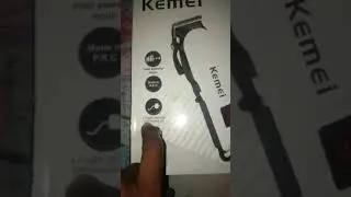 Trimmer Kemei KM-809A only ₹915,Charge time 4 hours, 240 minutes use.