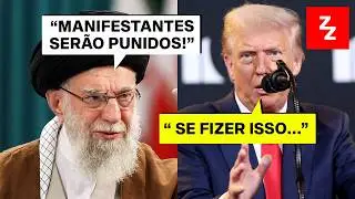 IRÃ em crise: APAGÃO da internet, 65 vítimas e reação DURA de Trump
