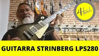 REVIEW GUITARRA STRINBERG LPS280 LES PAUL BLACK BURST