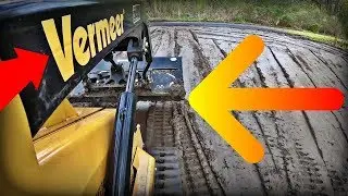 Vermeer Mini Skid Steer Grading Soil