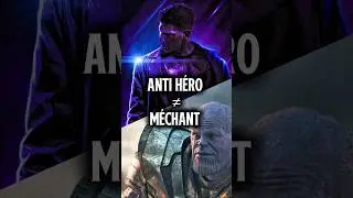 La Diff&eacute;rence entre le m&eacute;chant et l'anti h&eacute;ro #popculture #marvel #dc