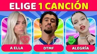 ¿Qué CANCIÓN Prefieres? 😋🎧🎶 | Salva 1 Canción | Jugar Quiz Trivia