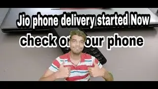 Jio phone Delivery started go & collect