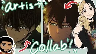 Drawing the same Screenshot | Questions for an Anime Fan | YT artist Collab (ft. Artsy Toons)