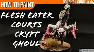 Как покрасить упыря из склепа Flesh Eater Courts.