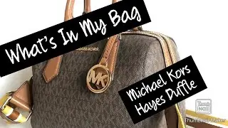 *What&rsquo;s In My Bag* Michael Kors Hayes