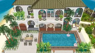 Mediterranean Beach House | Refreshing Retreat & Restful Ruckus Inspired | The Sims Freeplay | 🌊🌴