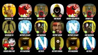 Backrooms Battle 3D, Horror Face, Horror Hide, Hide Inthe Backroom Online, Backrooms 2D...