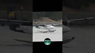 Seaplane landing close-up #shorts