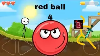 Red ball 4 gameplay Saving red balls 😨 with (Kullu and Binger)