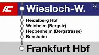 SBB Ansage &raquo; IC Begr&uuml;ssung nach Wiesloch-Walldorf, Heidelberg, Frankfurt | SLBahnen