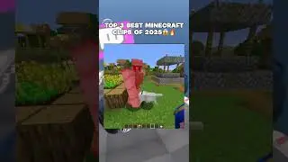 🔥TOP 3 BEST MINECRAFT VIDEOS OF 2025🔥 #minecraft #top3 #funnymoments
